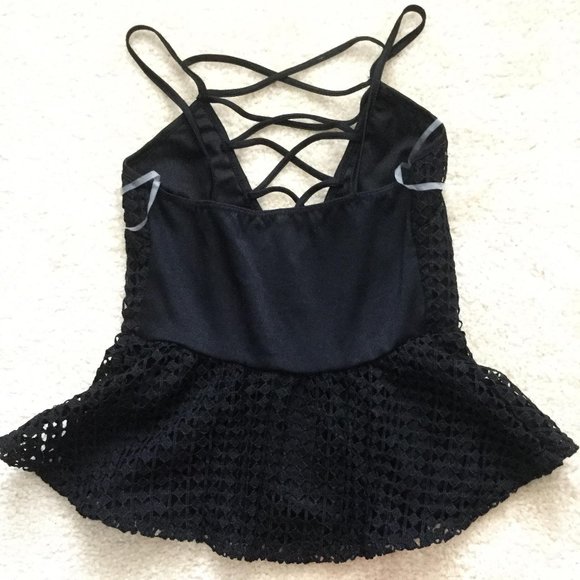 NWT Charlotte Russe Peplum Party Top - Picture 2 of 3